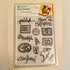 Winter Holidays Clear Stamps